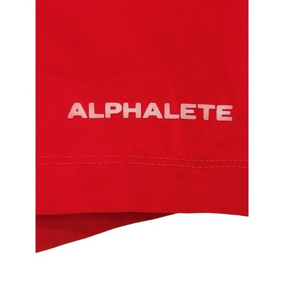 Alphalete Mens Infinity Tech Athletic Shorts Size Small Red Gym & Training Wear - Picture 5 of 12